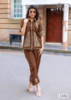 Cool Line By Mittoo Viscose Weaving Ladies Co Ord Set Wholesale Market In Surat